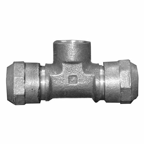 PE Compression fittings tee 1/2”3/4”1”