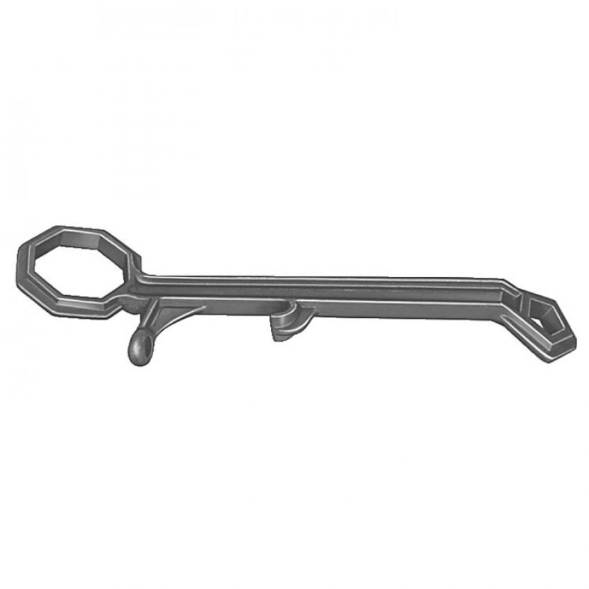 Global Water 01-827 Hydrant Water Pressure Logger Spanner Wrench, 3.9 OD